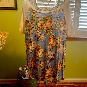 A.Gain Knit Floral Tunic from Chic Soul